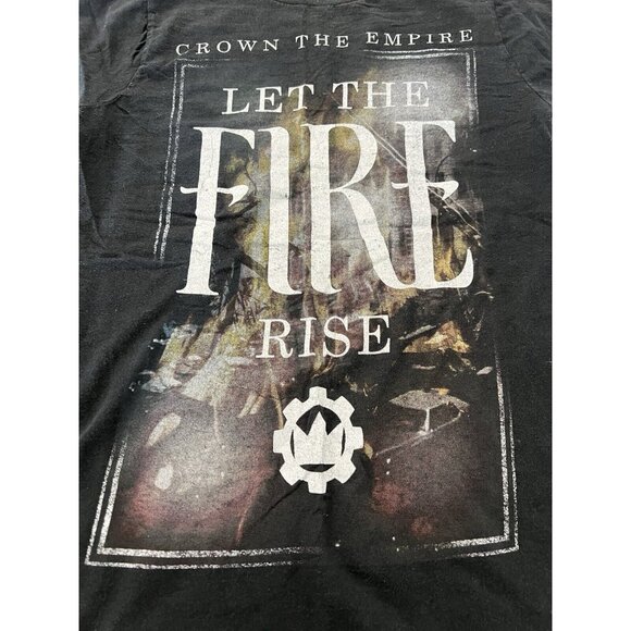 Crown The Empire Texas Band Metal T Shirt Size Small Rock Punk Hip Hop Grunge - Picture 3 of 8